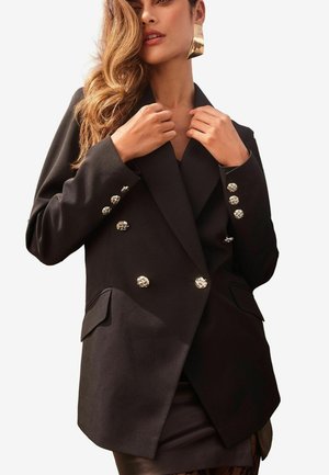 DOUBLE BREASTED - REGULAR FIT - Blazer - black
