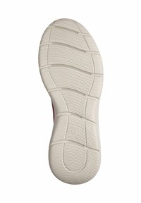 Sole of a shoe, featuring a textured cream-colored rubber with curved lines and grooves, labeled with the size "37" on the surface.