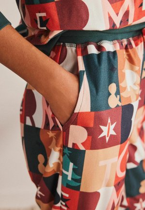 Next LONG SLEEVE SET - Nattøj sæt - orange merry bright