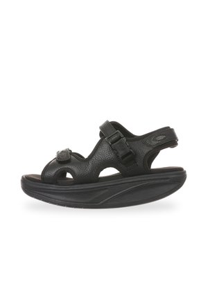 MBT KISUMU - Sandalias de cuña - black
