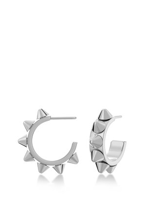 PEAK CREOLES HOOPS SMALL - Korvakorut - silver-coloured, silver-coloured, silver-coloured
