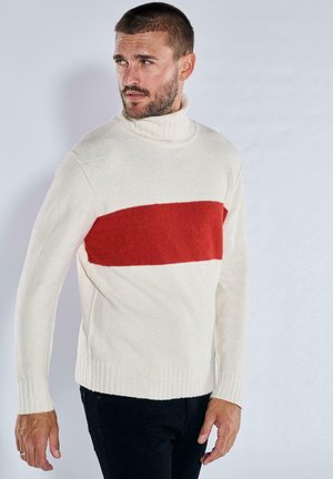 TROYER - Strickpullover - naturweiss