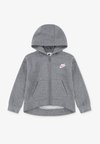 CLUB HIGH LOW HOODIE - Sweatjakke - grey heather