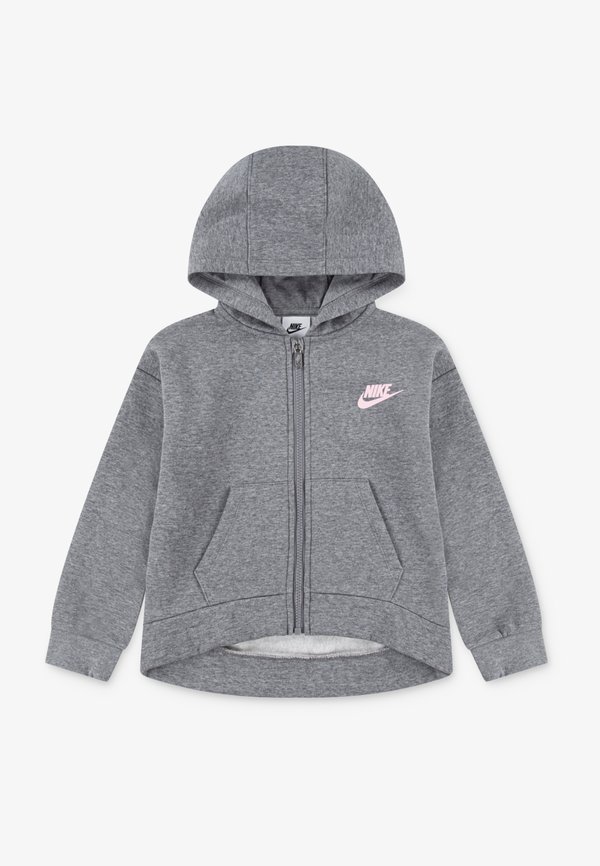 CLUB HIGH LOW HOODIE - Zip-up sweatshirt