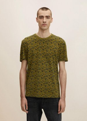 MIT PRINTMUSTER - Print T-shirt - olive eagle shape design