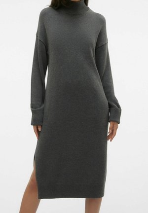 Vero Moda, Robe pull - mottled dark grey