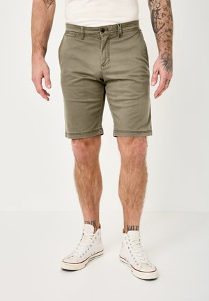 Redpoint, SURREY CHINO STRETCH-BERMUDAS MIT PRINTMUSTER - Shorts - lt khaki