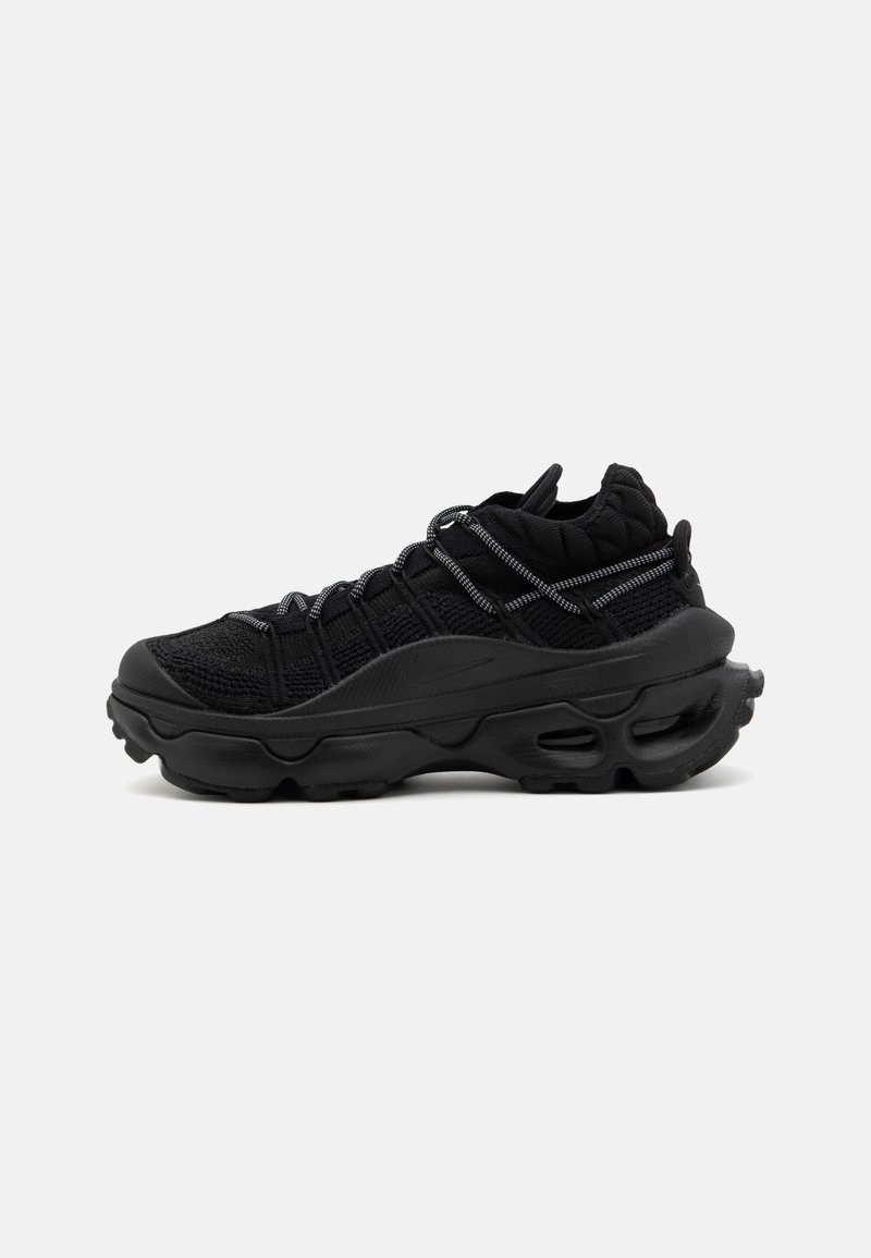 Nike Sportswear AIR MAX FLYKNIT VENTURE - Sportcipő - black/metallic silver