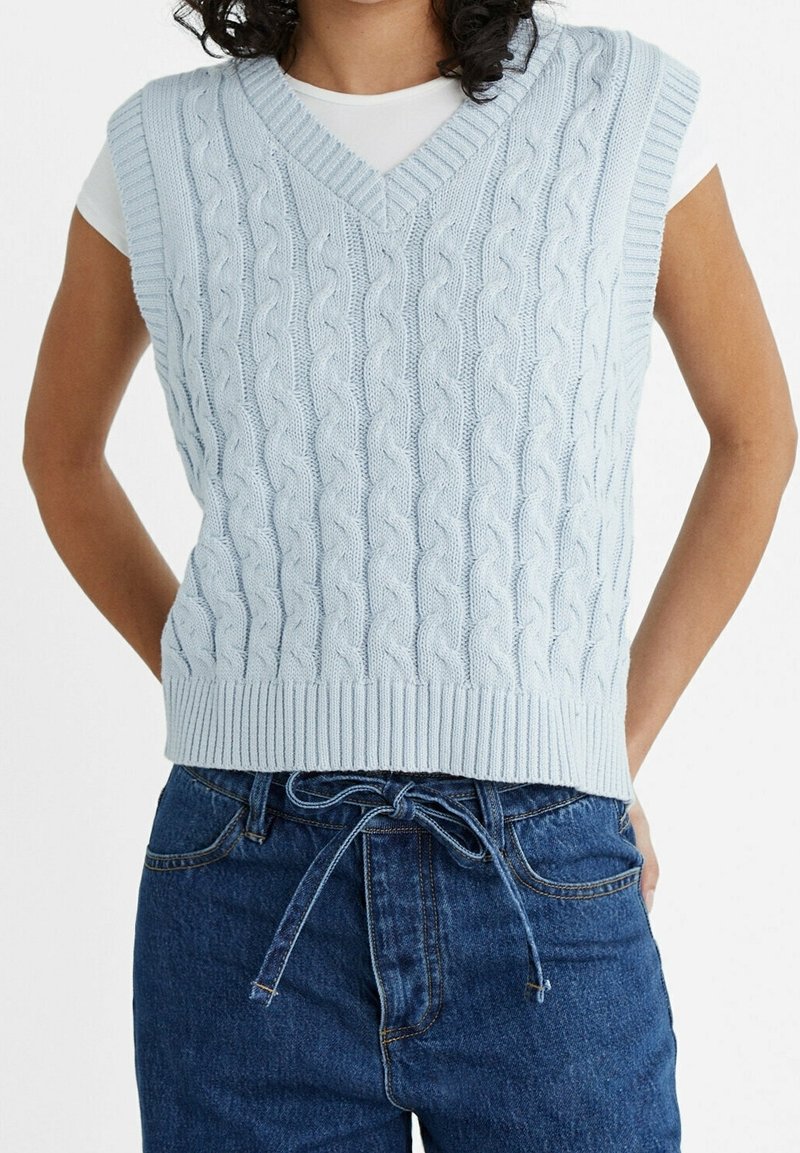 Stradivarius Trui - light blue
