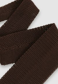 Reiss PUNTO  - Corbata - dark brown
