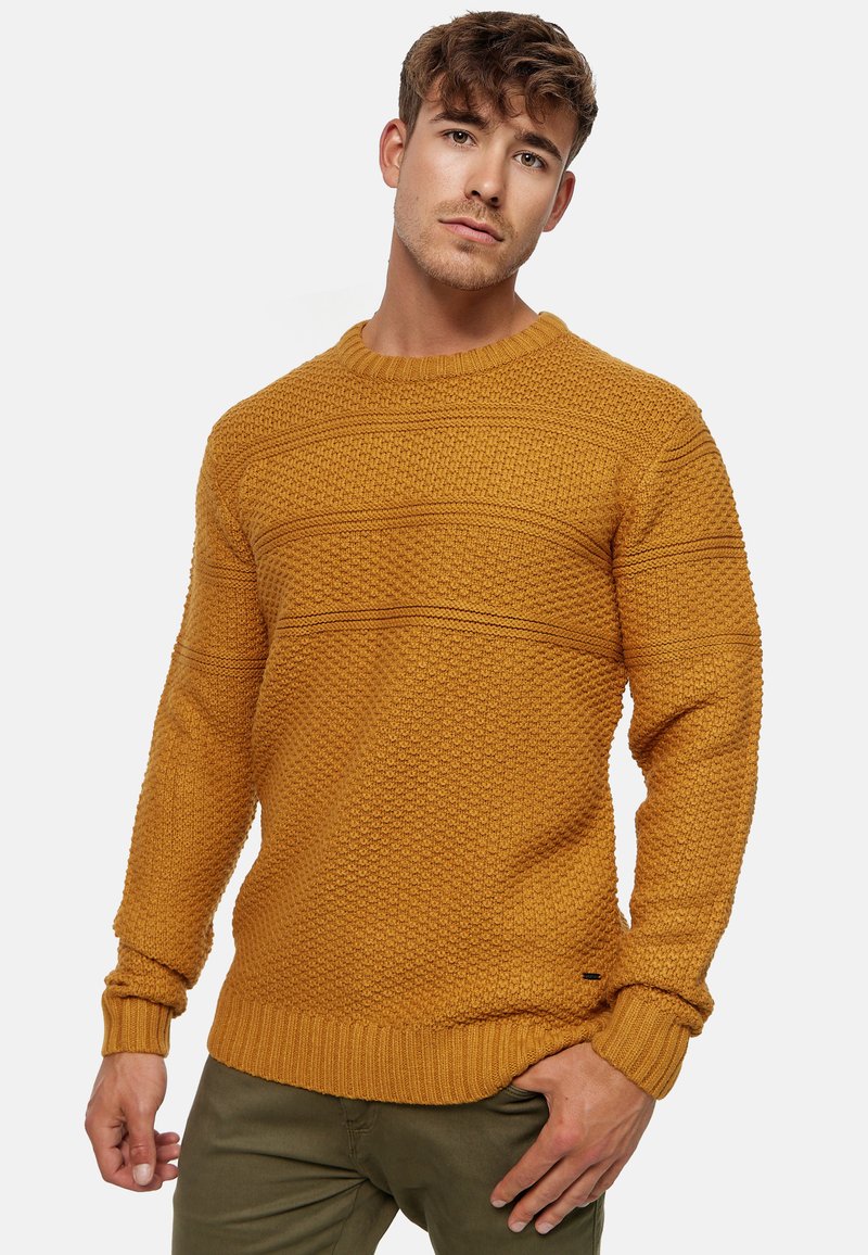 INDICODE JEANS - MIREK - Strickpullover - cathay spice, Vergrößern