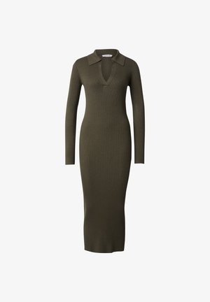 EDITED, STRICKKLEID HATTIE - Strickkleid - oliv