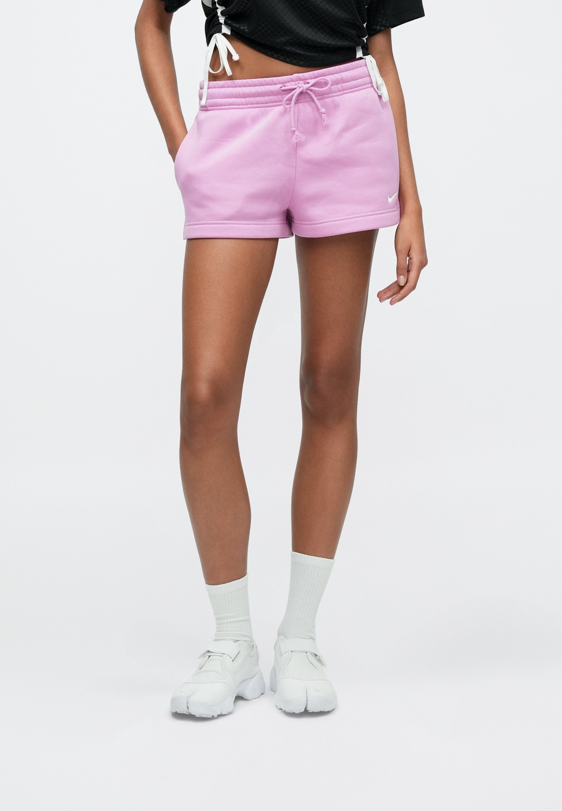 nike pink sweatshorts