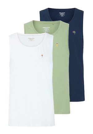 3 PACK - Top - white dress blues mistletoe