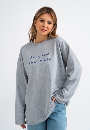 Maglietta a manica lunga - light grey