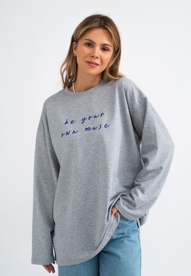 MIRONS Longsleeve - light grey