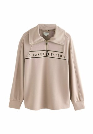 REGULAR FIT- QUARTER ZIP - Zgornji del pižame - pink