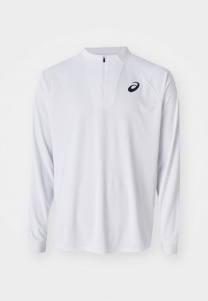 ASICS MATCH LS 1/2 ZIP - Sports T-shirt - brilliant white