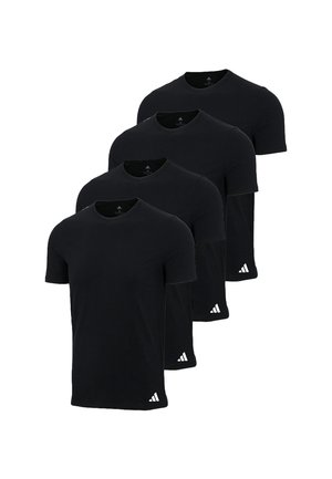 4 PACK - Unterhemd/-shirt - schwarz