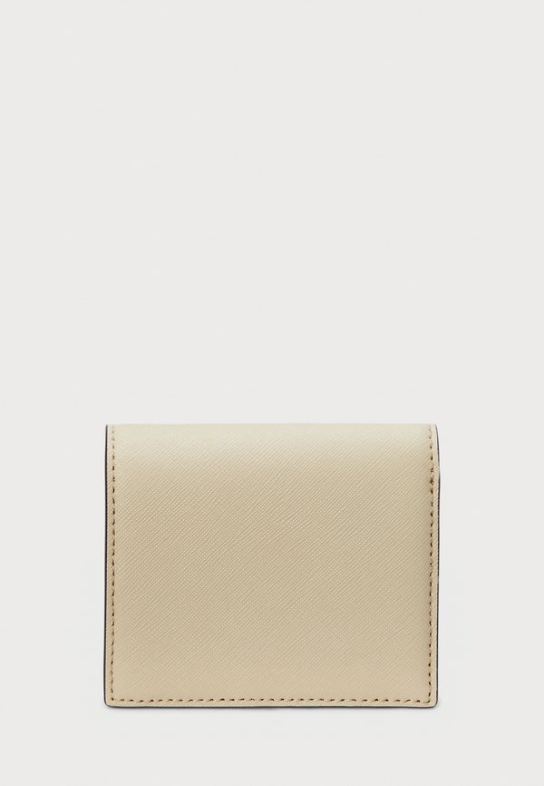 CROSSHATCH LEATHER COMPACT WALLET - Wallet - birch tan2