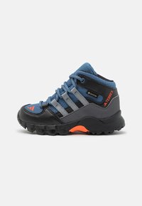 Adidas Terrex - TERREX MID GORE-TEX - Pārgājienu apavi - steel/grey three/impact orange Miniatūras attēls 1