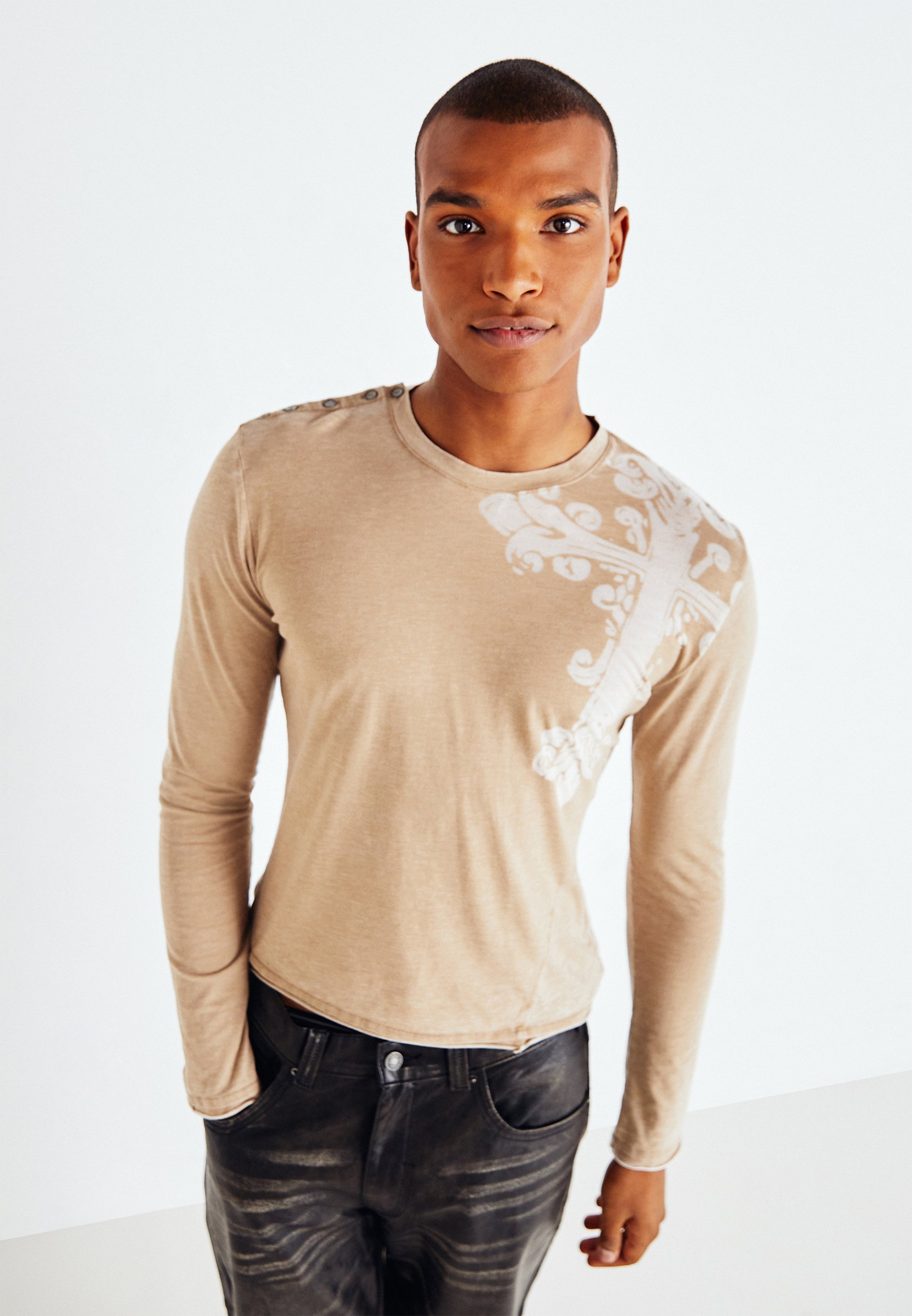 Jaded London VINTAGE - Long sleeved top - brown - Zalando.ie