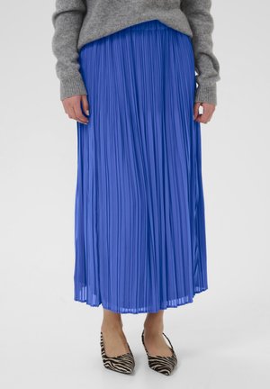 LADINA - Pleated skirt - victoria blue