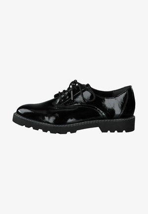 Tamaris Lace-ups - black patent