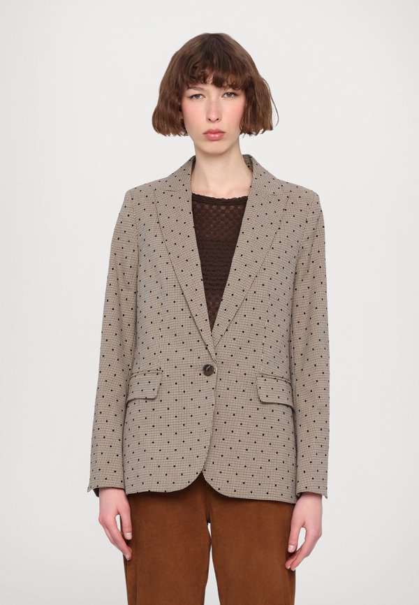 VALSE CHECK DOTS - Blazer - camel