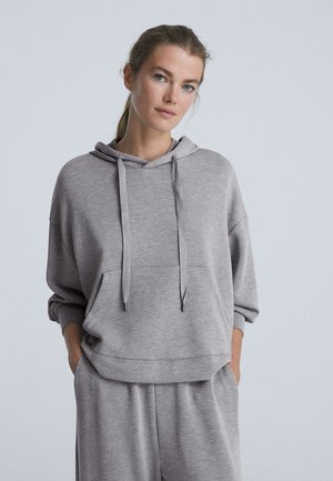 SOFT TOUCH - Hoodie - light grey