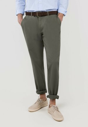 El Ganso, PANTALÓN ESTRUCTURA LAVADA - Pantalones chinos - verde