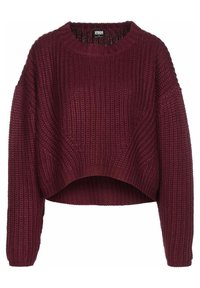 WIDE OVERSIZE  - Pullover - cherry