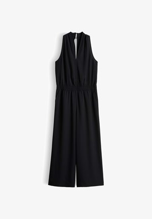 someday., WAISTED TWILL FIT - Jumpsuit - black