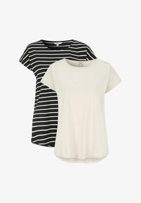 Valgt, black beige striped