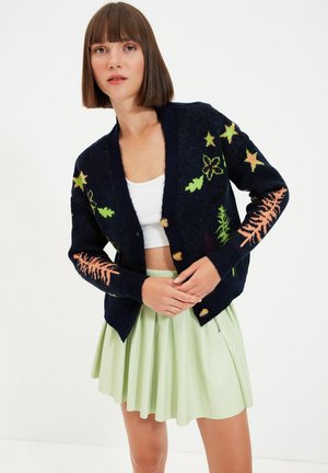 Chaqueta de punto - navy blue