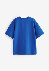 Next RELAXED FIT HEAVYWEIGHT  - Pamata T-krekls - blue