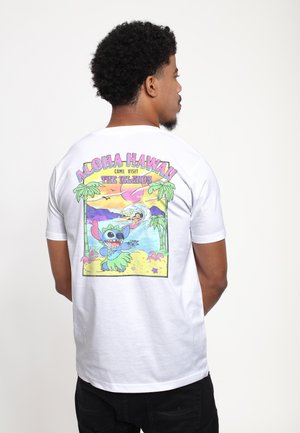 LILO STITCH VISIT THE ISLANDS - T-shirt con stampa - white