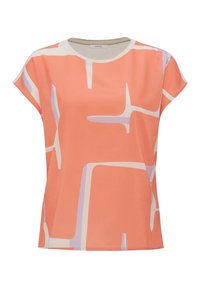 OPUS T-shirt med print - orange