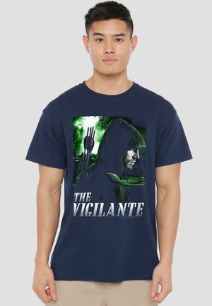 Cotton Soul, ARROW STAR CITY DEFENDER - Print T-shirt - dark blue
