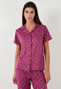 LELA REGULAR FIT - Komplet pižame - plum