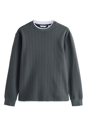Next, REGULAR FIT - LONG SLEEVE MOCK CREW NECK  - Longsleeve - grey slate