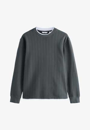 Next, REGULAR FIT - LONG SLEEVE MOCK CREW NECK - Langarmshirt - grey slate