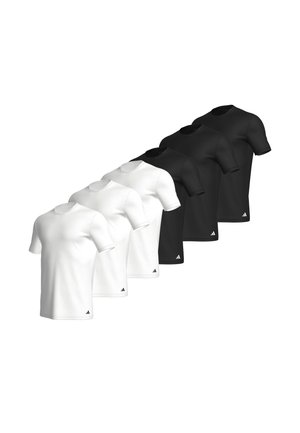 6ER PACK  - Unterhemd/-shirt - schwarz   weiß