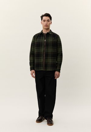 Les Deux JEREMY CHECK - Krekls - duffel bag green