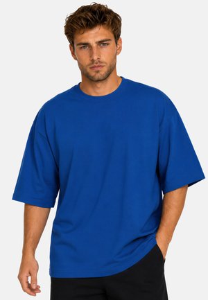 Reichstadt RELAXED FIT T-SHIRT - T-shirt basic - navy blue