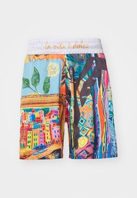 Pull Vintage Multicolore Carlo Colucci - Taille XXL, Laine Et Acrylique, Occasion Très Bon état