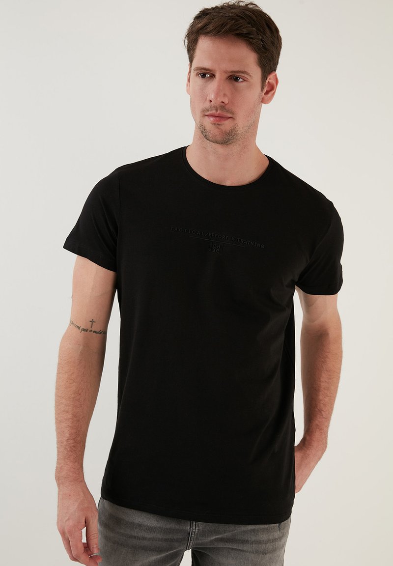 Buratti - T-shirt print - black, Vergroten