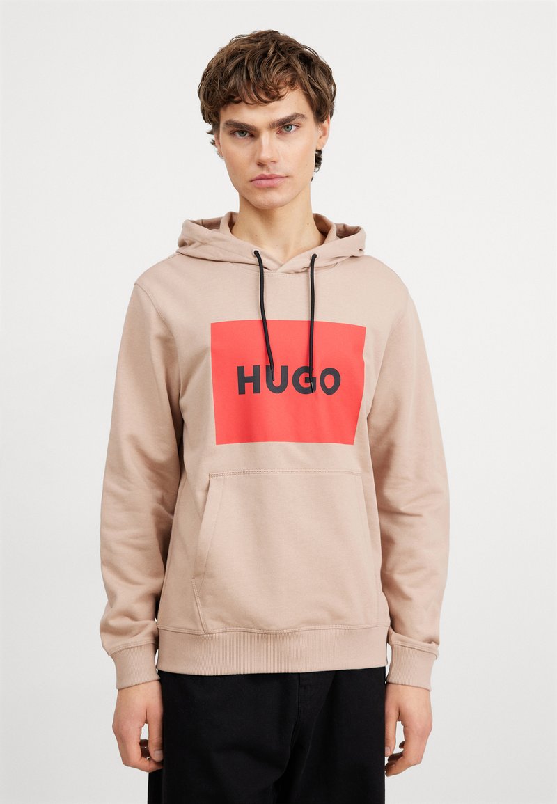 HUGO - DURATSCHI - Hoodie - medium beige, Vergroten