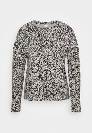 Camiseta de manga larga - mottled light grey