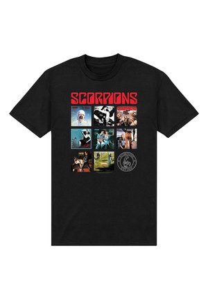Henry Tiger, SCORPIONS - REMASTERED ALBUM COVERS HARD ROCK BAND - T-shirt print - black